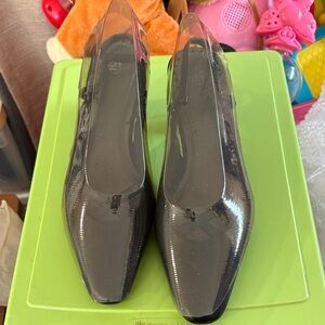 Life Stride Black Transparent Heels